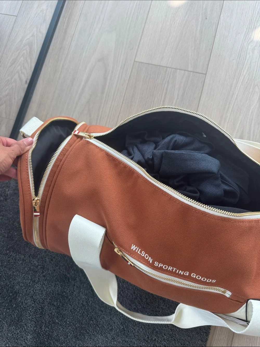 NWT Wilson two a day duffel